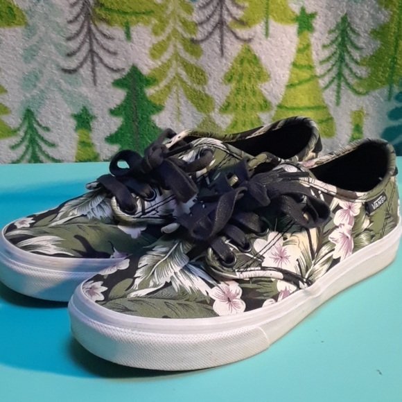 Vans Shoes - Leaf/ Floral Vans